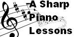A Sharp Piano Lessons - Logo