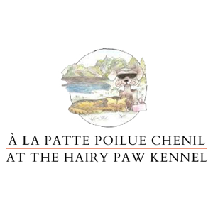 At The Hairy Paw Kennel - A La Patte Poilue Chenil - Logo