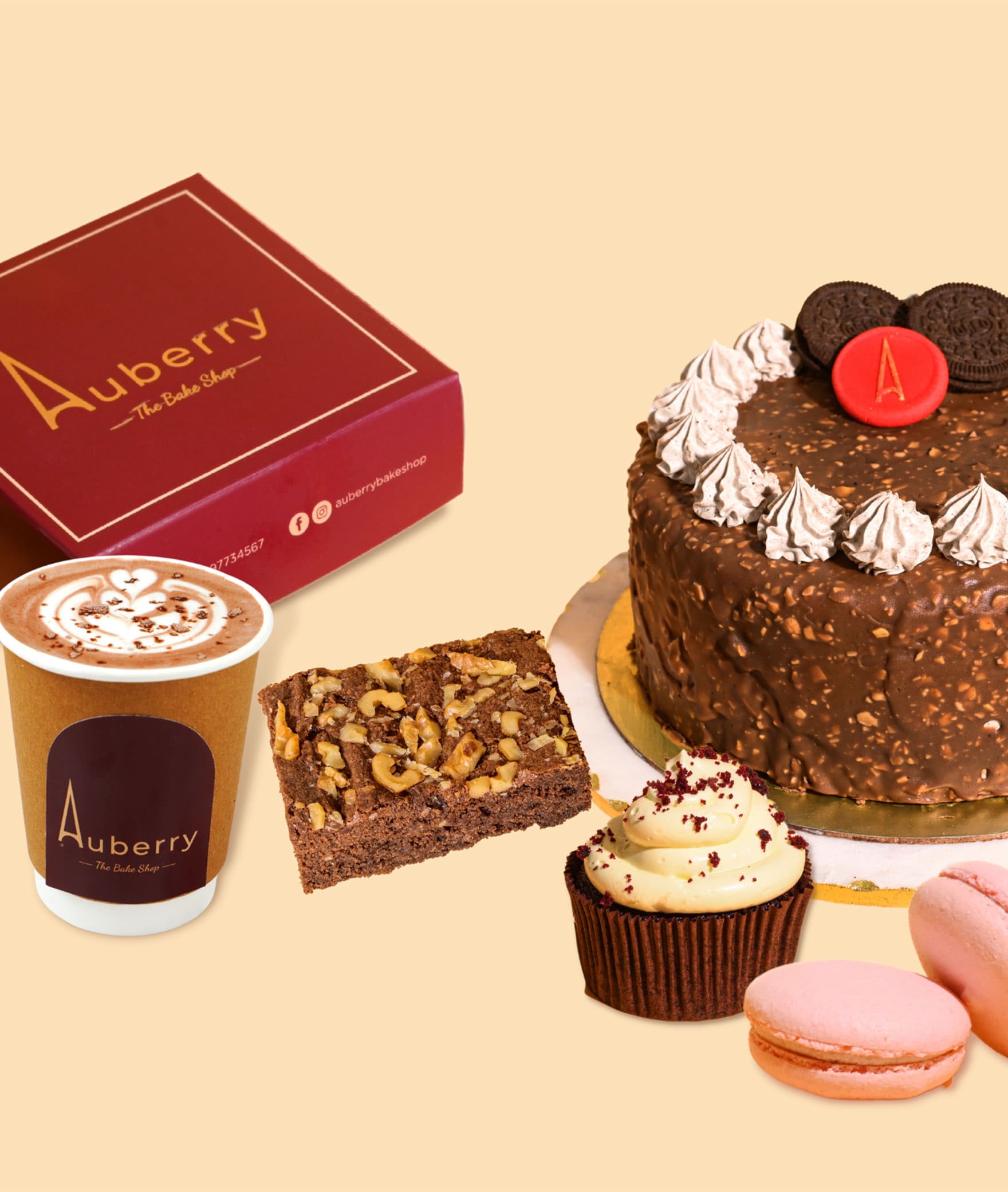 Auberry The Bake Shop - Logo