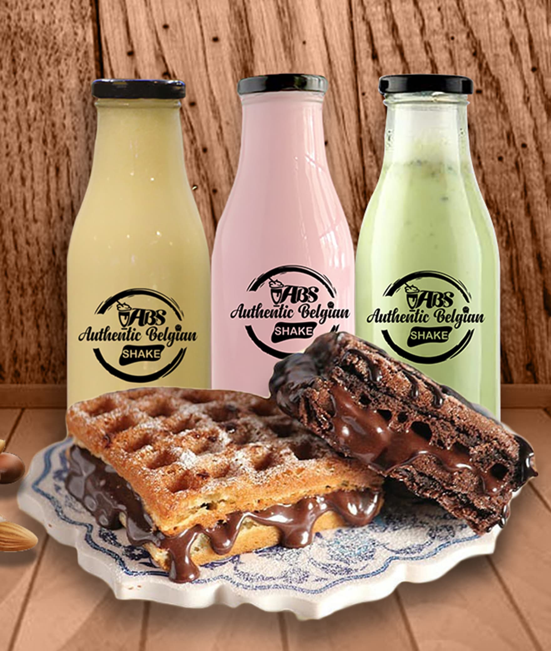 Authentic Belgian Waffles - Logo