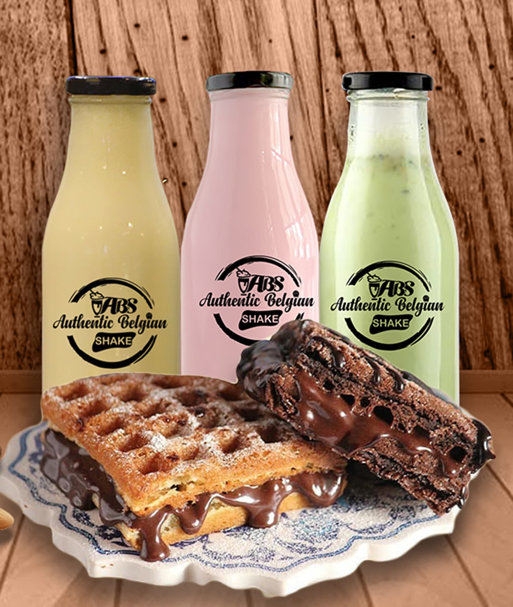 Authentic Belgian Waffles - Logo