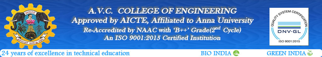 A.V.C College of Engineering (AVCCE) - Logo