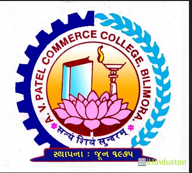 A V Patel Commerce College - Logo