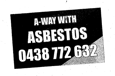 Away with Asbestos - Logo