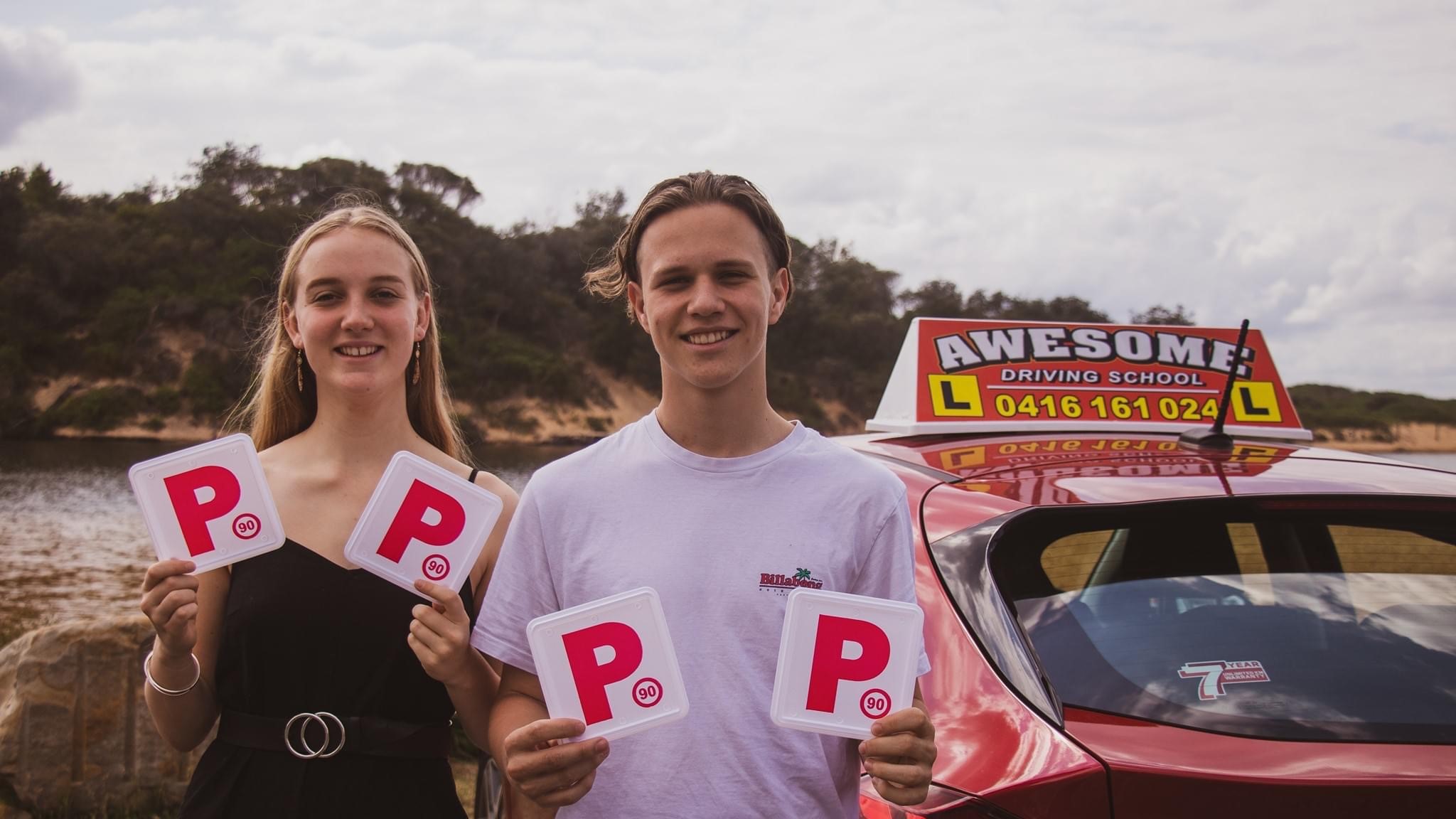 Awesome Driving School - Logo