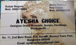 Ayesha Choice - Cover photo