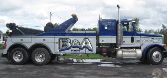 B &a; A Towing- left vm - Logo