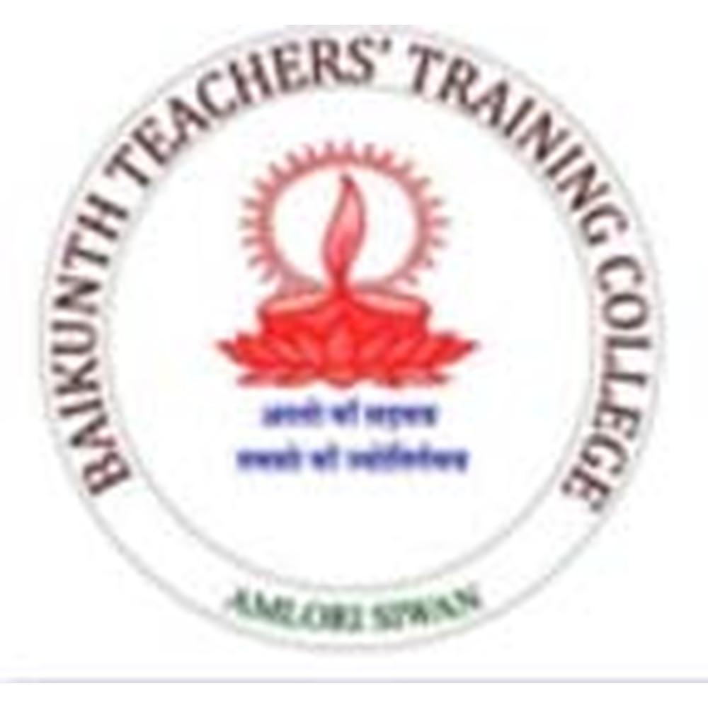 Baikunth Teacher's Training (BTT) - Logo