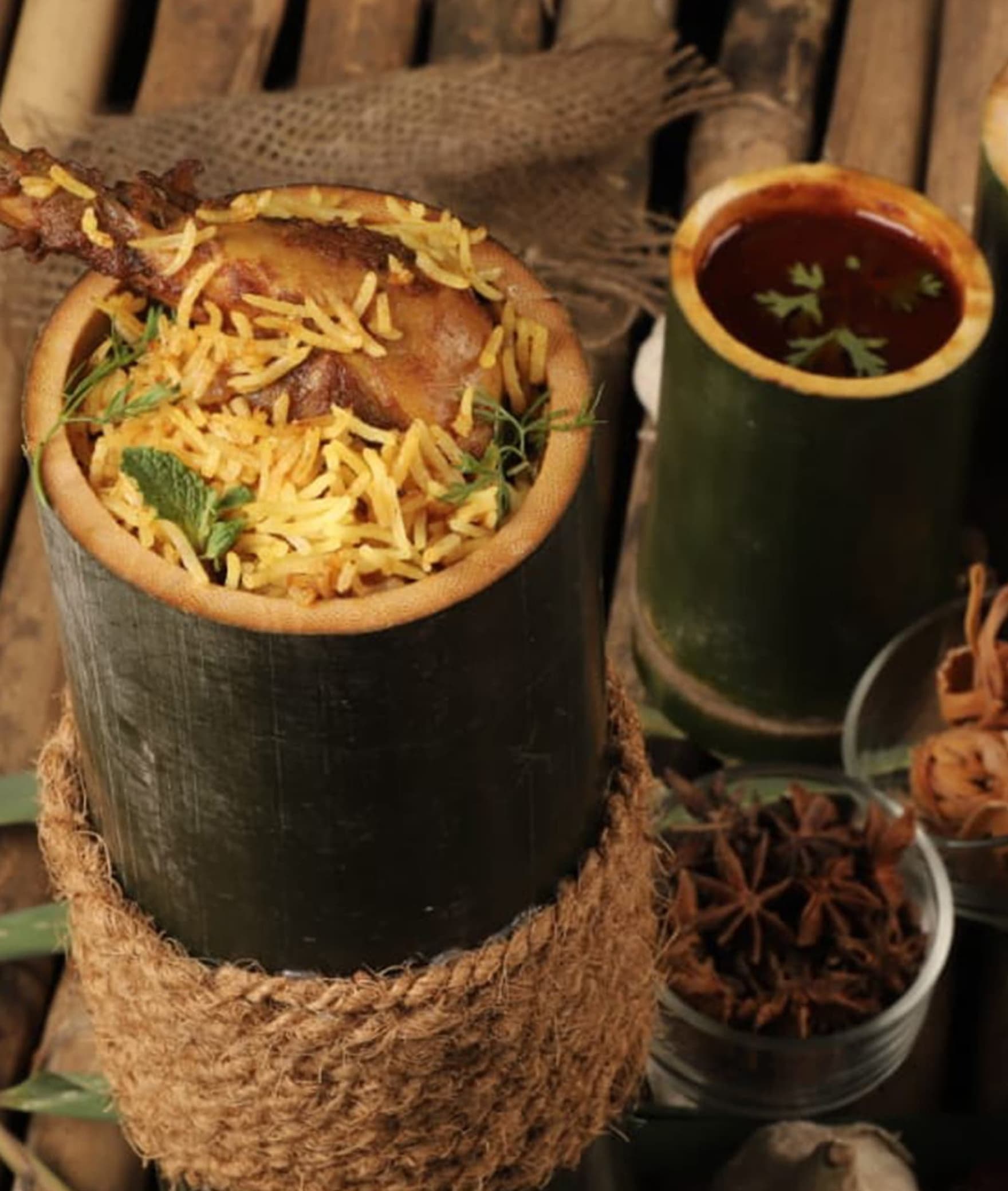 Bamboo & Biryani - Logo