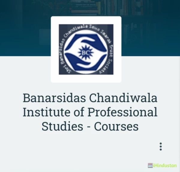Banarsidas Chandiwala Institute of Professional Studies - Logo