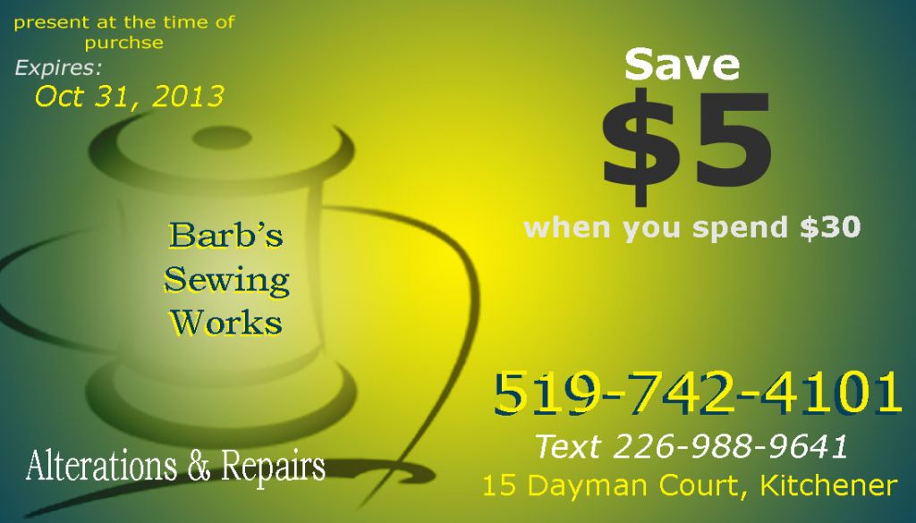 Barb&s;s Sewing Works - Logo