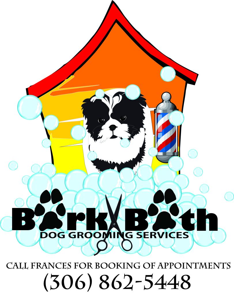 Bark &a; Bath Dog Grooming Services - Logo