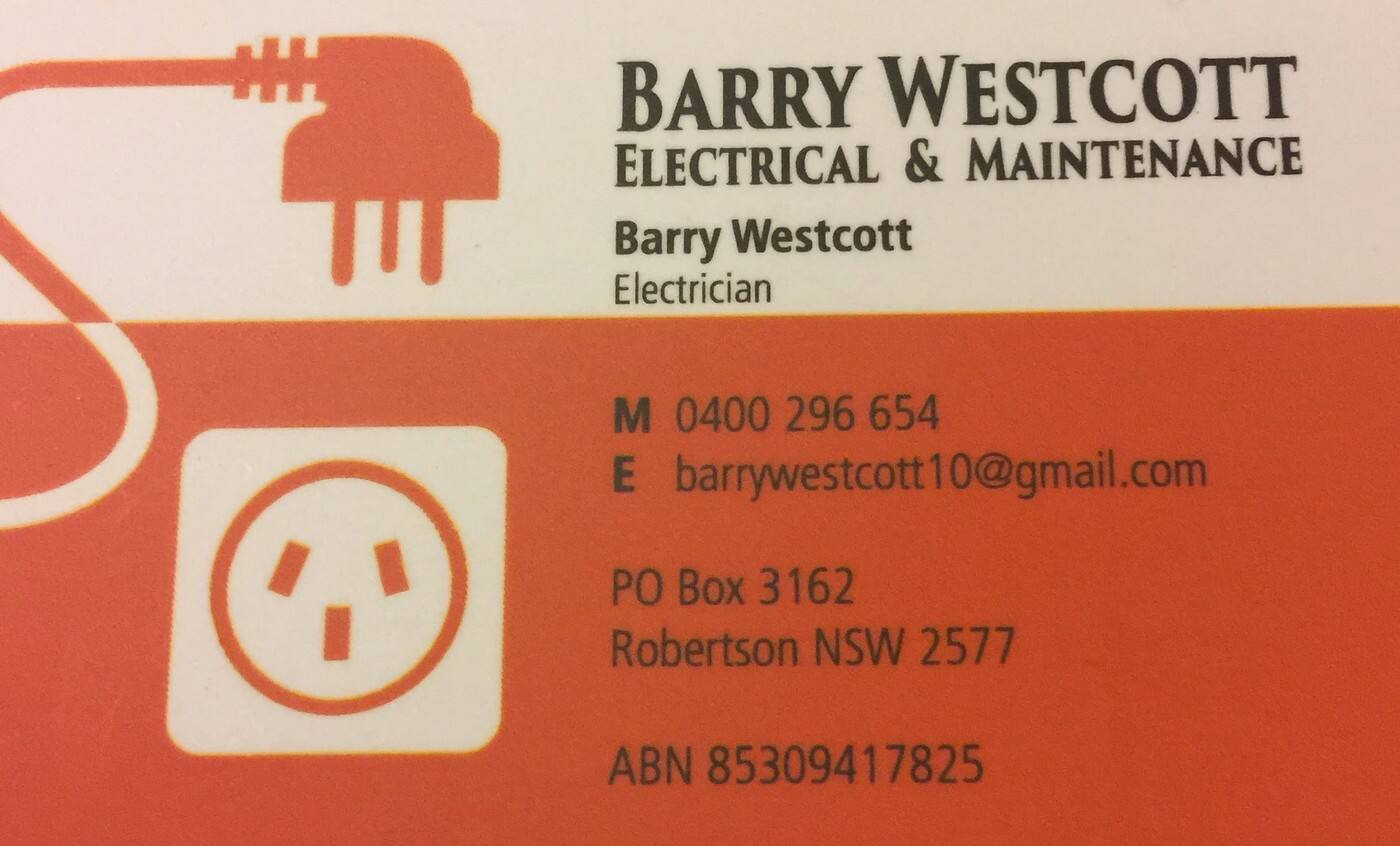 Barry Westcott Electrical and Maintenance - Cover photo
