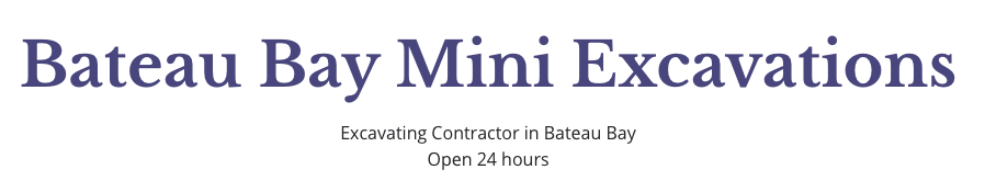 Bateau Bay Mini Excavations - Logo