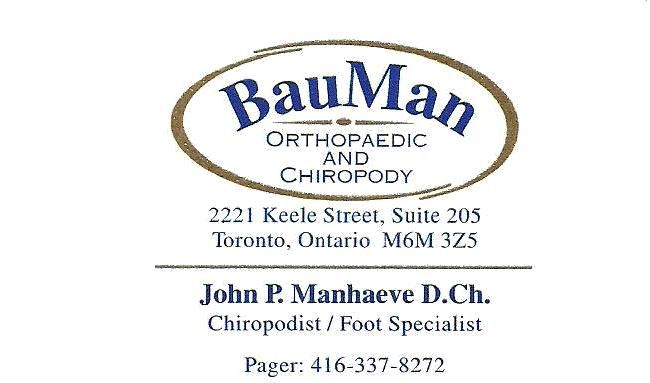 BauMan Ortopaedic and Chiropody - Logo