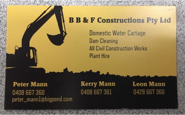 BB & F Constructions Pty Ltd - Logo