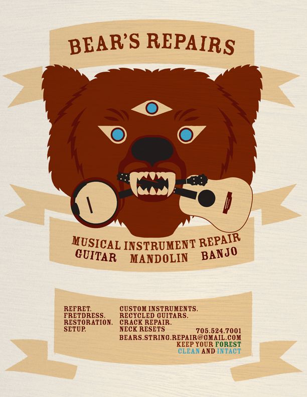 Bear&s;s Guitar Repair / Matt Maranger Instruments - Logo