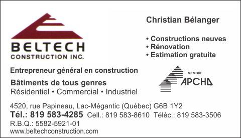 Beltech Construction Inc. - Logo
