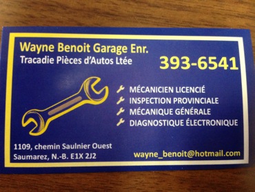 Benoit Wayne Garage - Cover photo