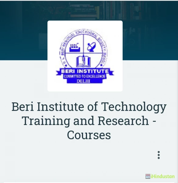 Beri Institute of Technology Training and Research - Co - Logo