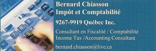 Bernard Chiasson Impôt et Comptabilité - Cover photo