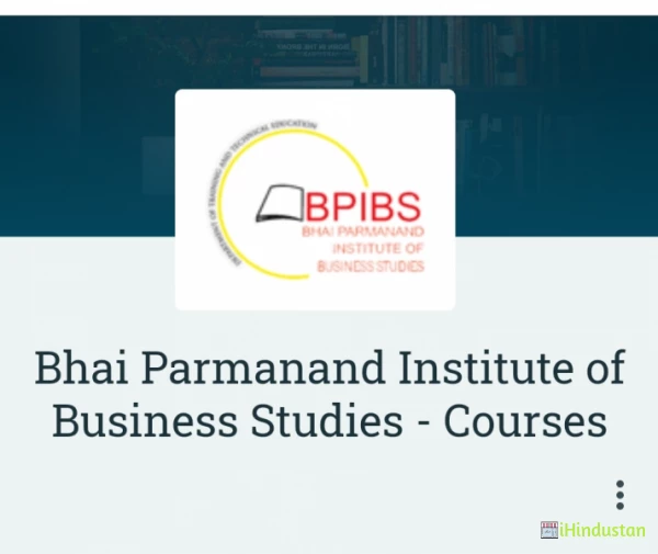 Bhai Parmanand Institute of Business Studies - Logo