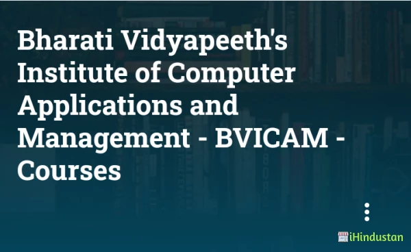 Bharati Vidyapeeth's Institute of Computer Applications - Logo