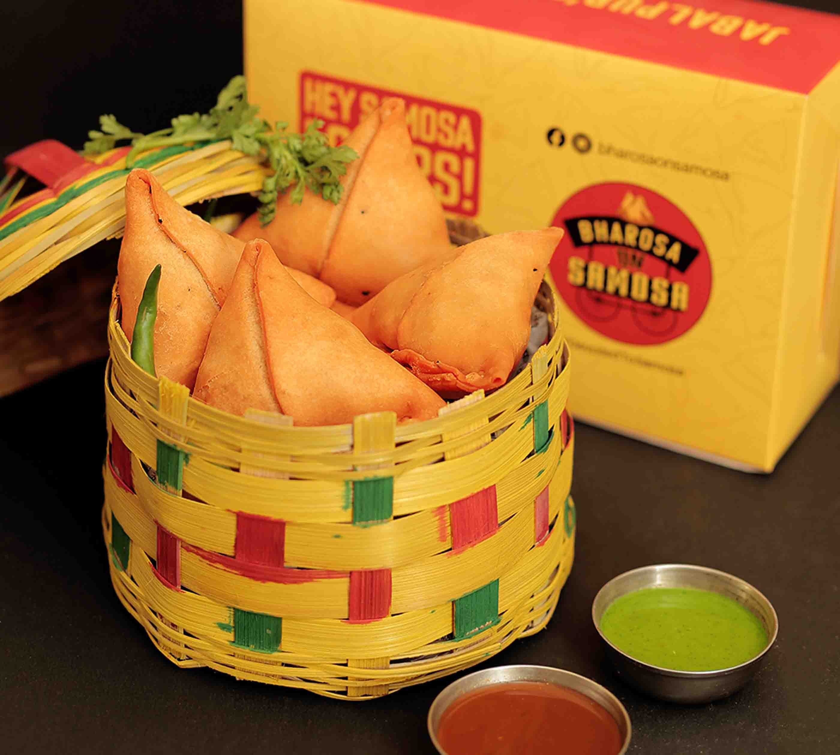 BHAROSA ON SAMOSA - Logo