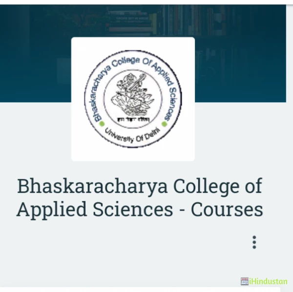 Bhaskaracharya College of Applied Sciences - Courses - Logo