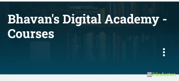 Bhavan's Digital Academy - Courses - Logo