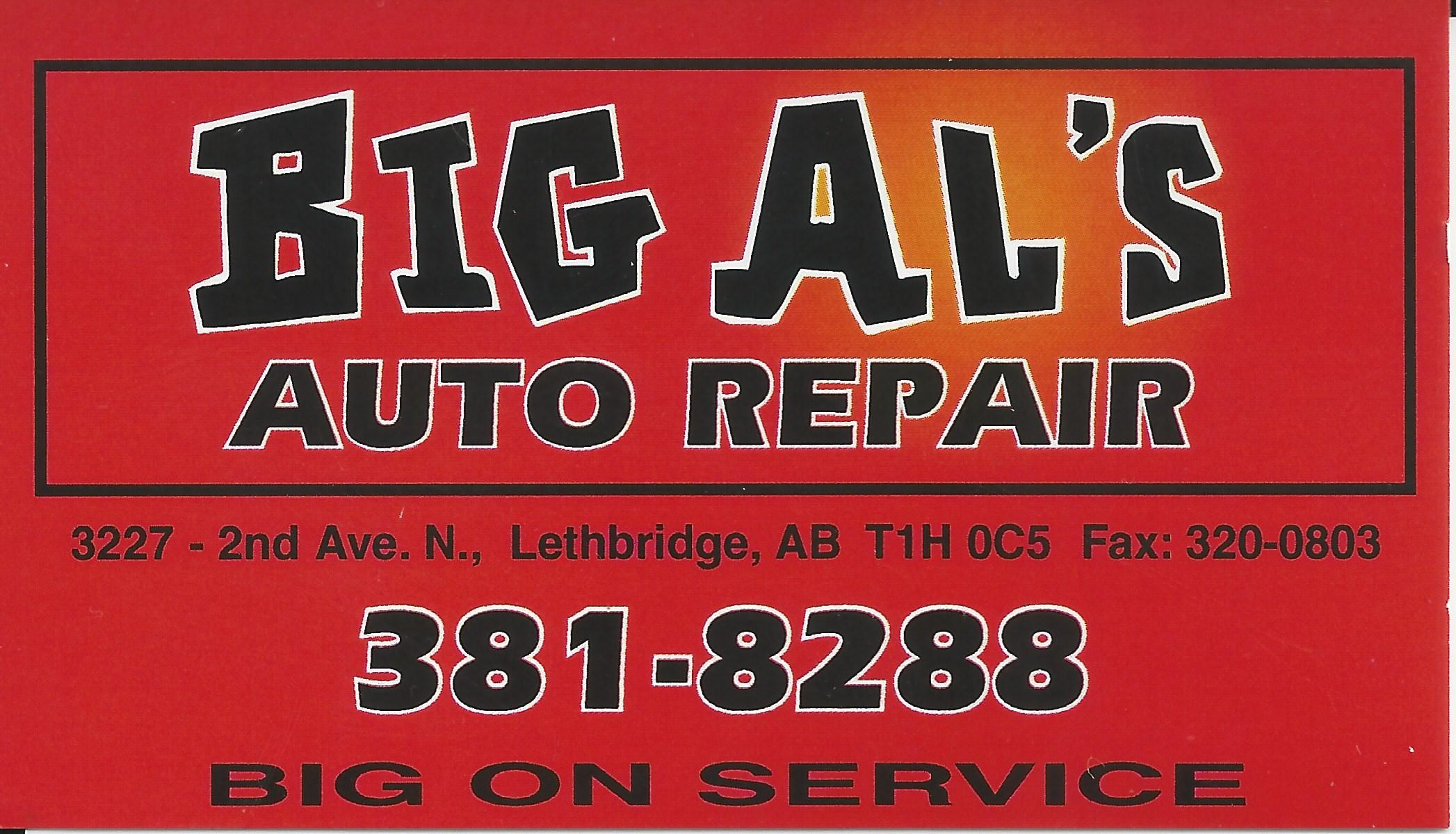 Big Al&s;s Auto Repair - Logo