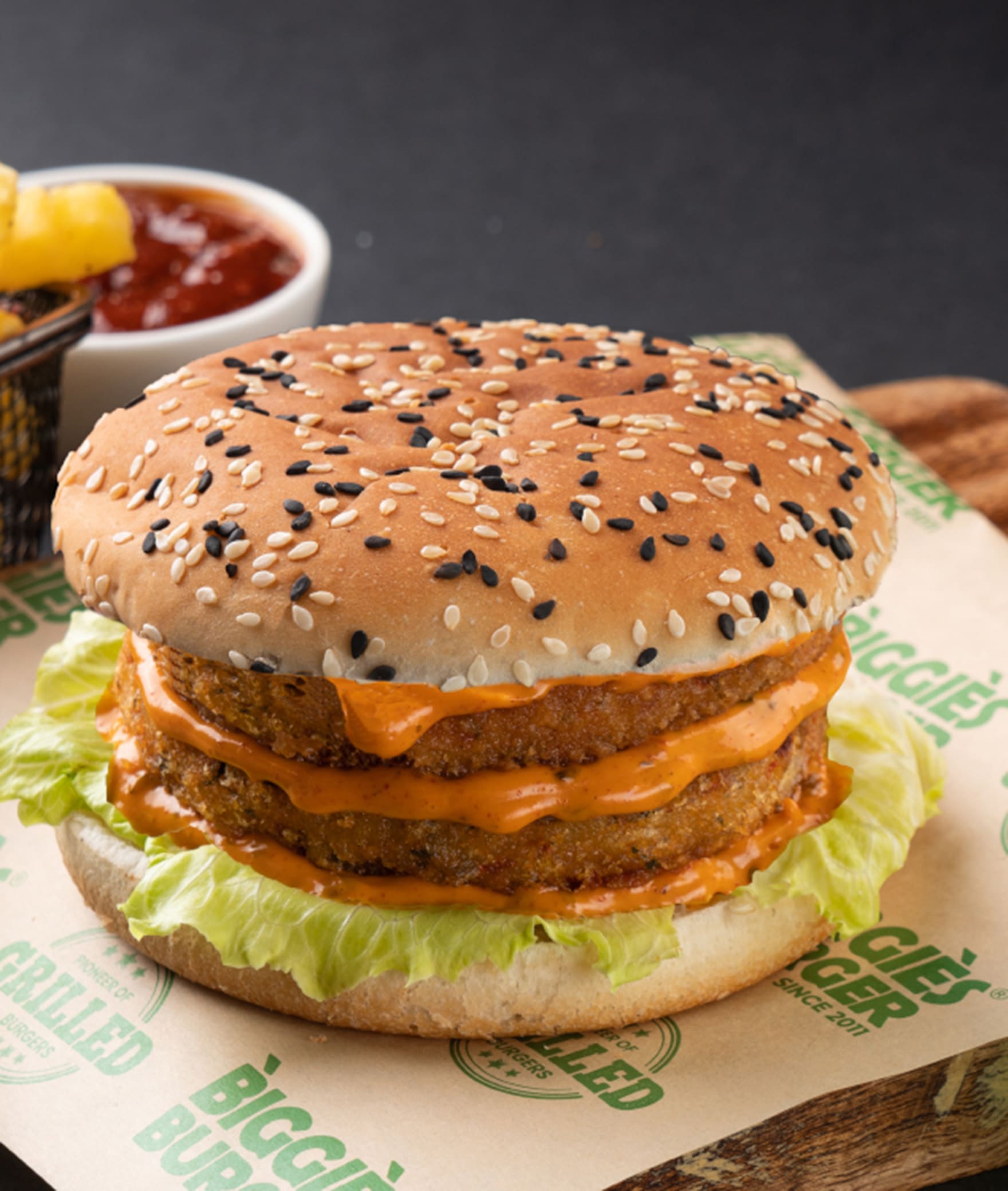 Biggies Burger : All Veg - Logo