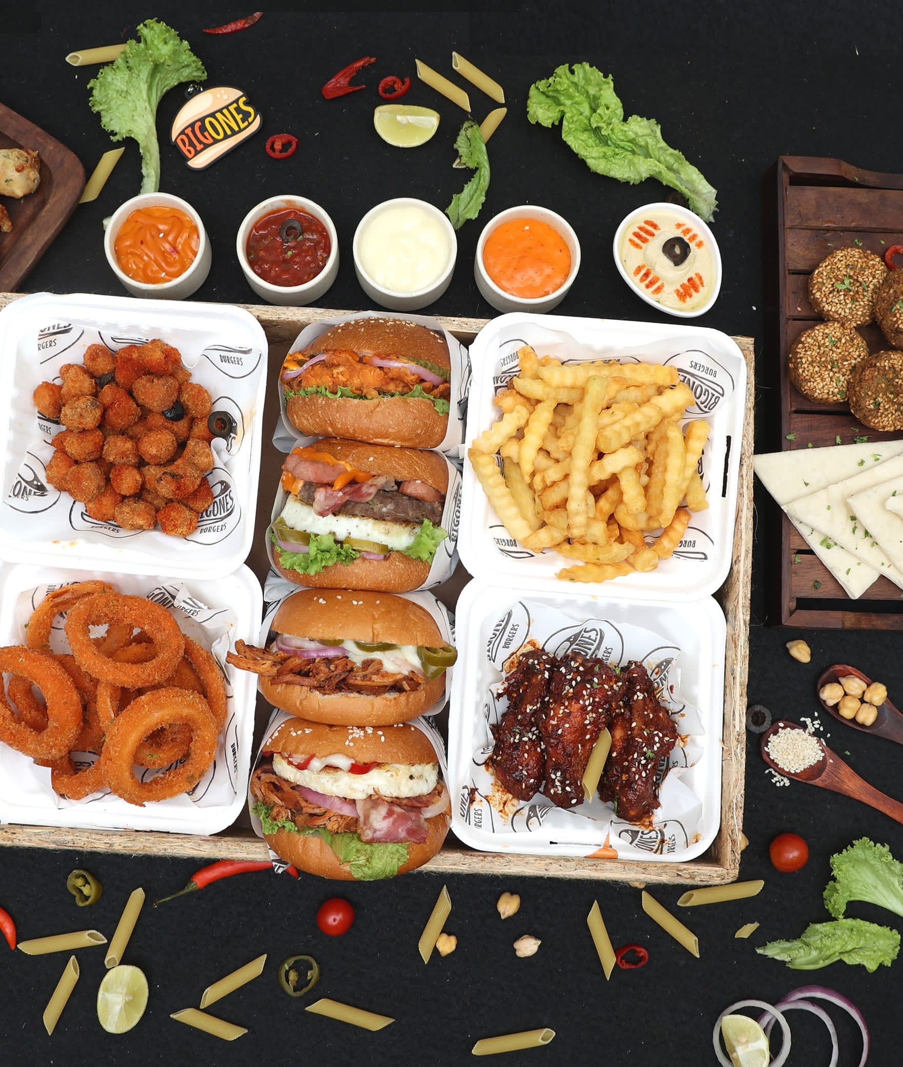 Big ones burgers by big Wong - Logo