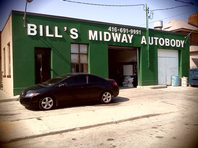 Bill&s;s Midway Auto body - Logo
