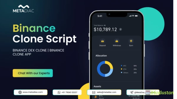 Binance Clone Script MetaDiac - Logo