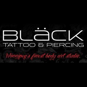 Black Tattoo and Body Piercing - Logo