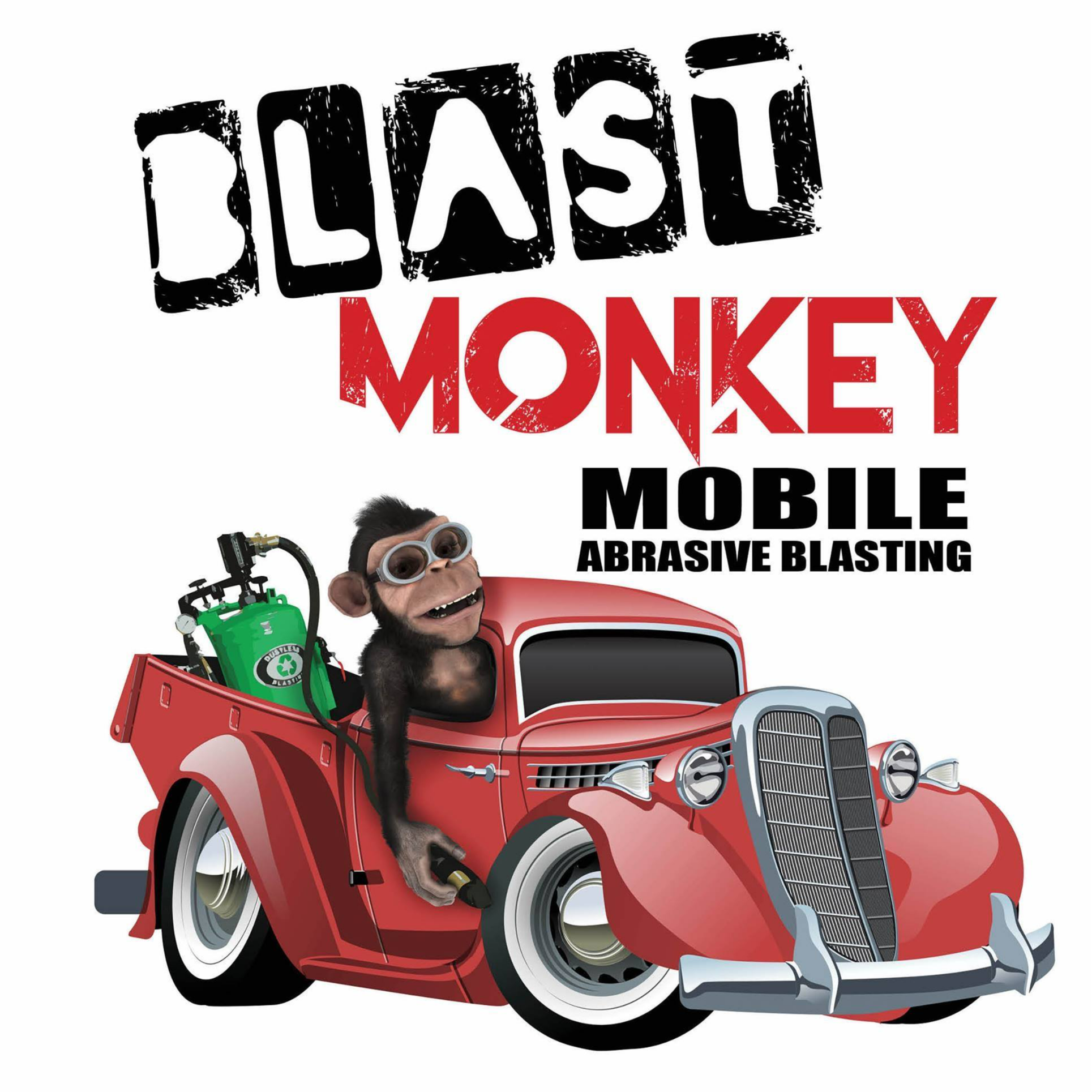 Blast Monkey Mobile Abrasive Blasting - Logo