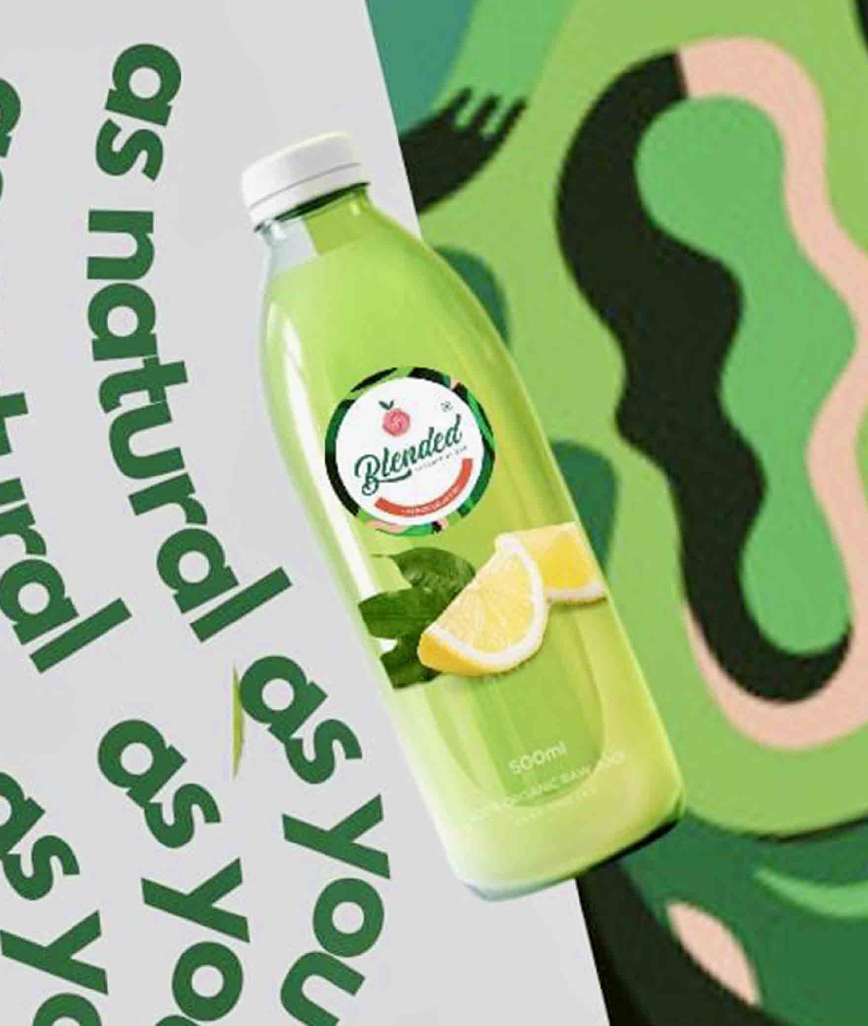 Blended-SuperFood Juices & Smoothies - Logo