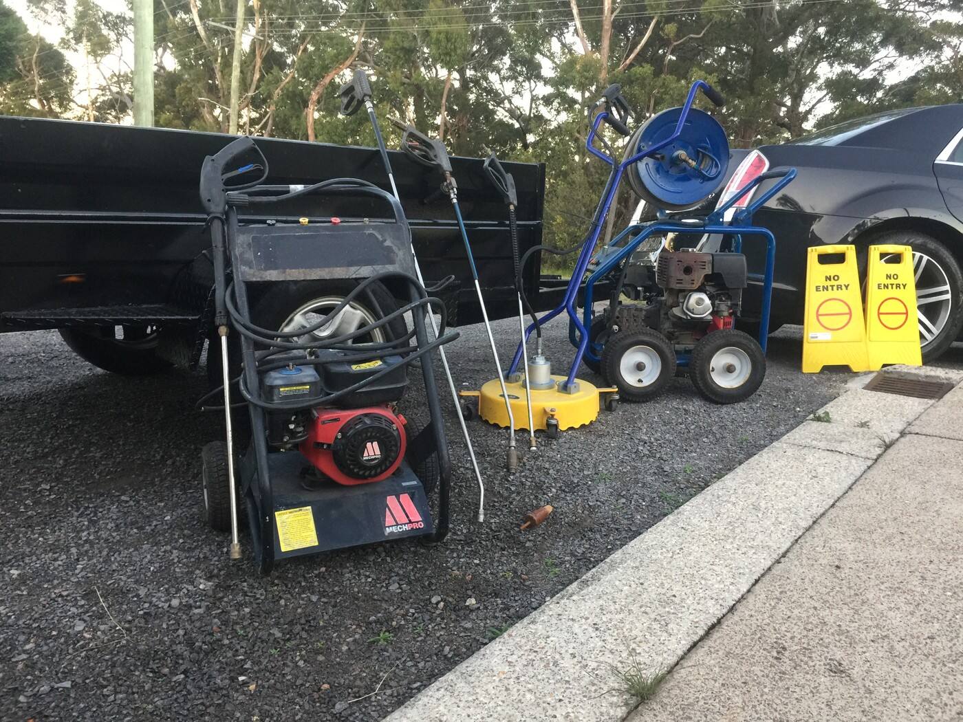 Blown-Away Pressure Cleaning - Cover photo