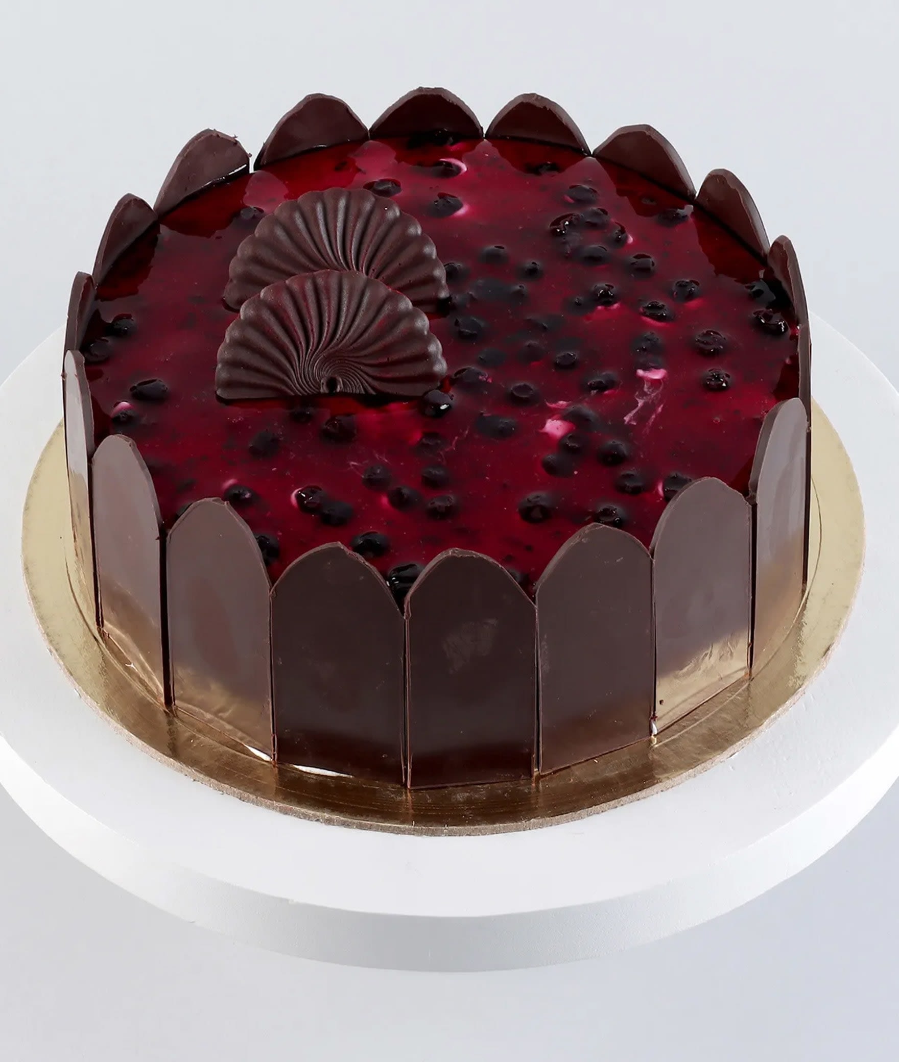 Blueberry cake world - Logo