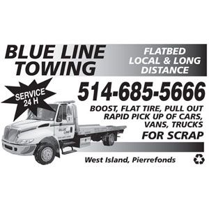 Blue Line Towing - Logo