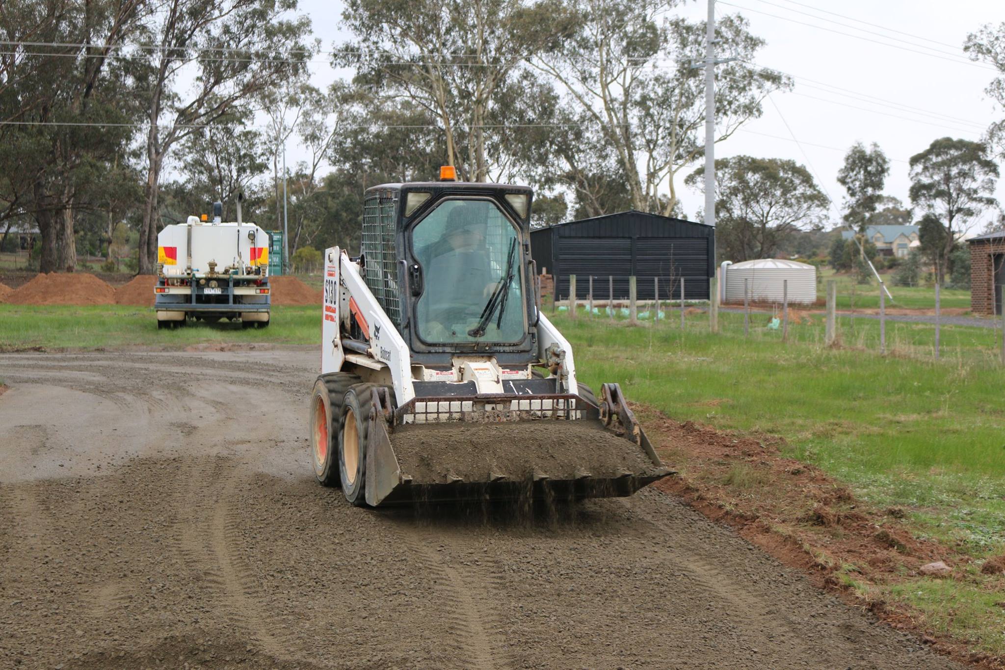 Blue Shovel Earthmoving - Logo