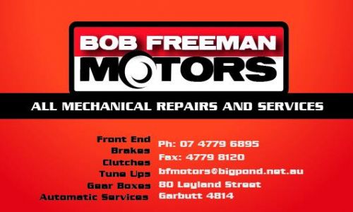 Bob Freeman Motors Townsville Pty Ltd - Logo