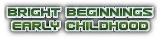 BRIGHT BEGINNINGS EARLY CHILDHOOD - Logo