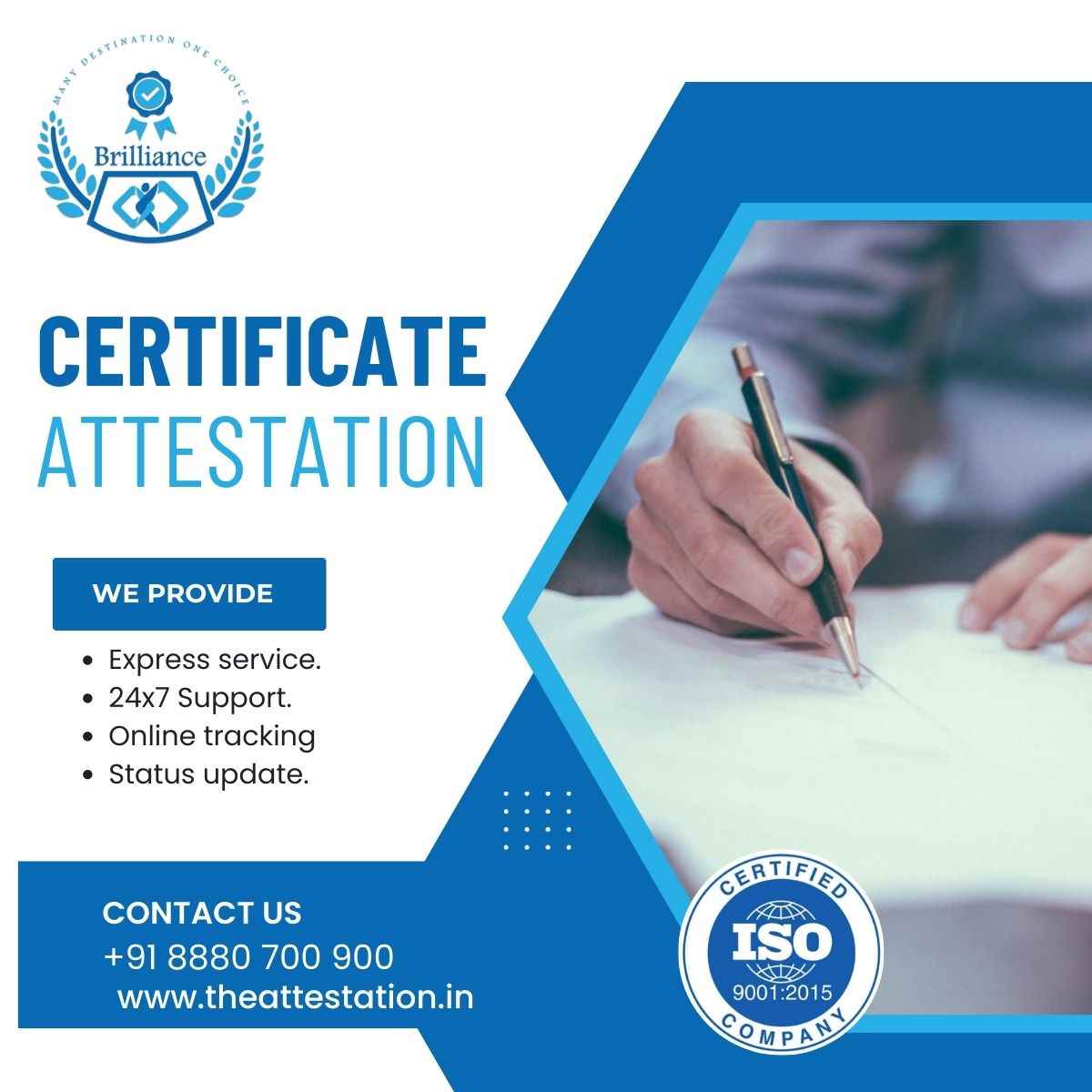 Brilliance Intl Attestation - Cover photo