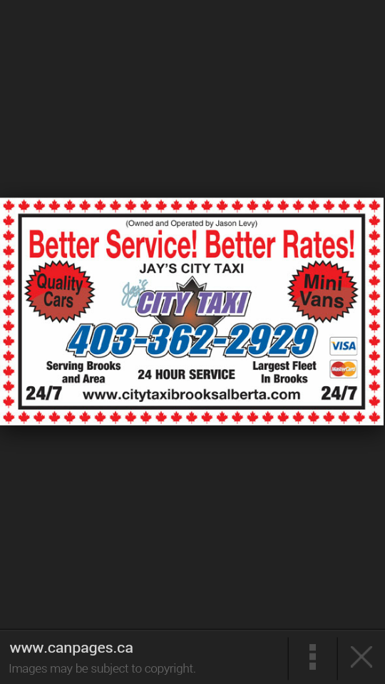 Brooks Centennial City Taxi - Logo