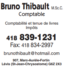 Bruno Thibault M.Sc.C - Logo