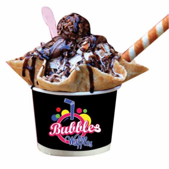 Bubbles N Waffles - Logo