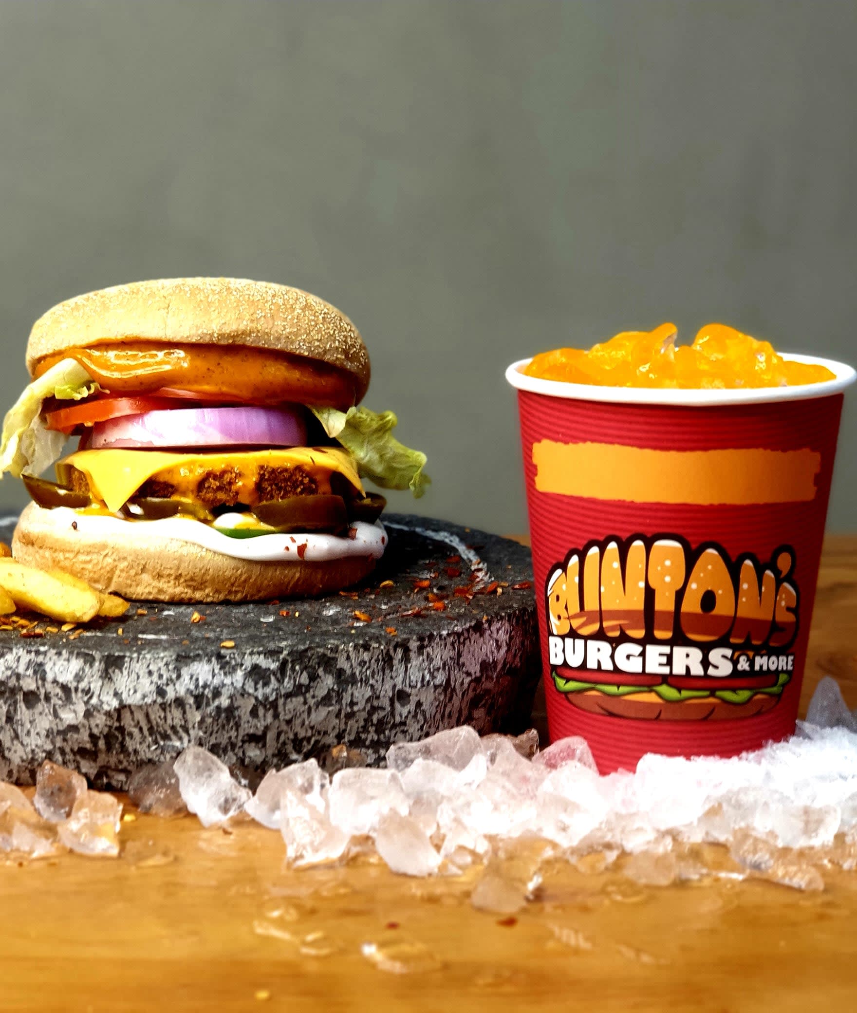 Bunton's Burger & More - Logo