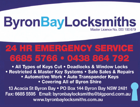 Byron Bay Locksmiths - Logo